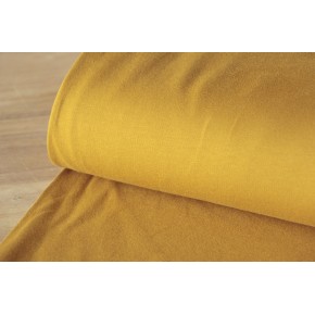 molleton fin bio moutarde