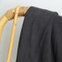 tissu molleton bio noir