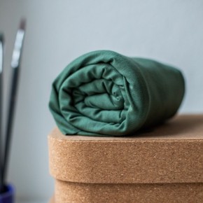 tissu tencel jersey vert mousse - meetmilk