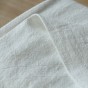 tissu lin lavé blanc