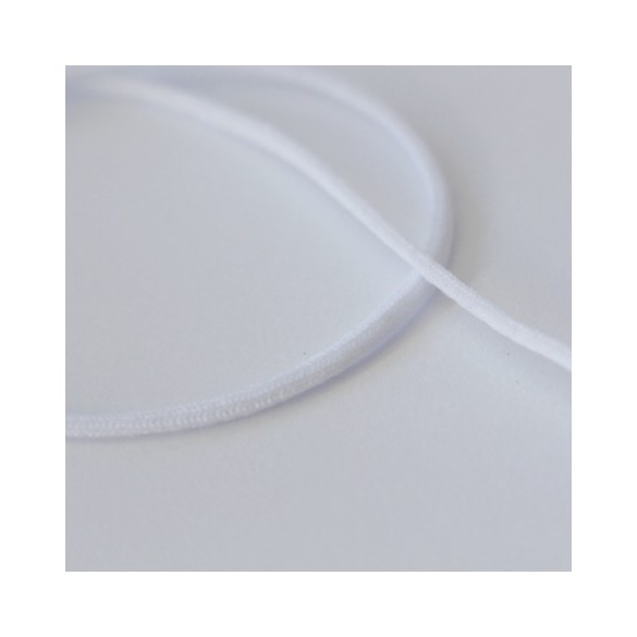 élastique cordon blanc pour masque