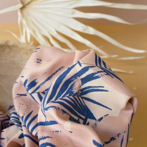 crêpe viscose canopy cobalt