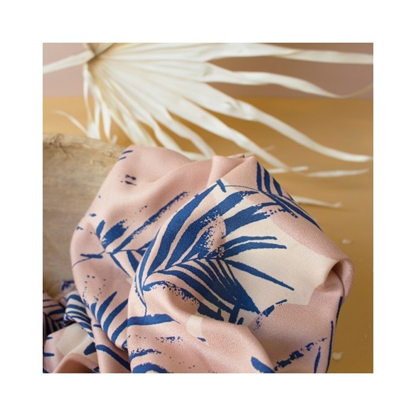 crêpe viscose canopy cobalt