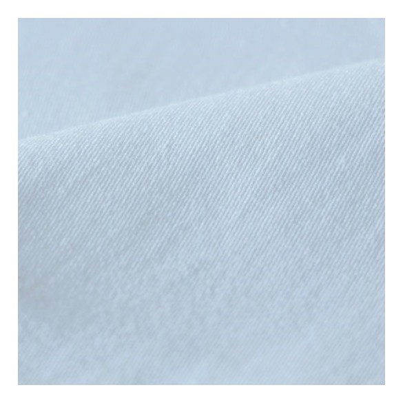 gabardine coton blanc