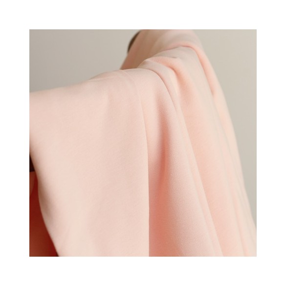 molleton bio rose pêche