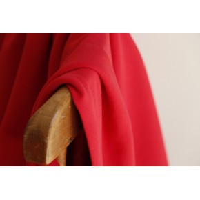 tissu sweat rouge bio gots
