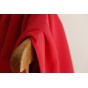 tissu sweat rouge bio gots