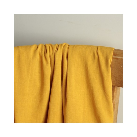 viscose stretch jaune ocre