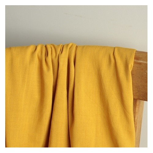 viscose stretch jaune ocre viscose stretch jaune ocre