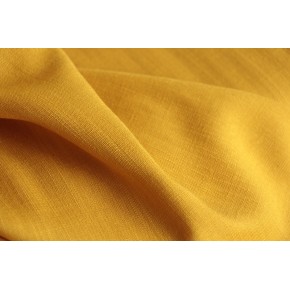 tissu viscose jaune ocre
