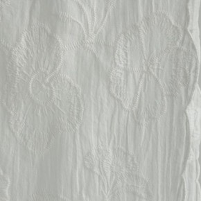 coton brodé écru