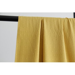 viscose plumetis jaune