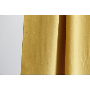 tissu viscose jaune plumetis