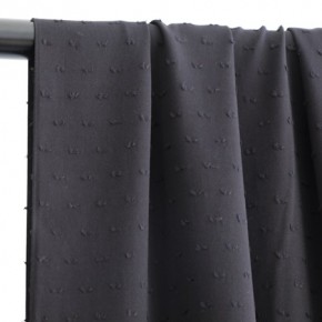 tissu viscose plumetis noir