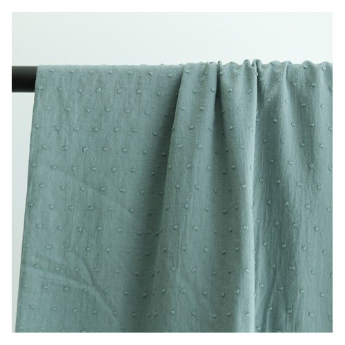 coton plumetis vert céladon coton plumetis vert céladon
