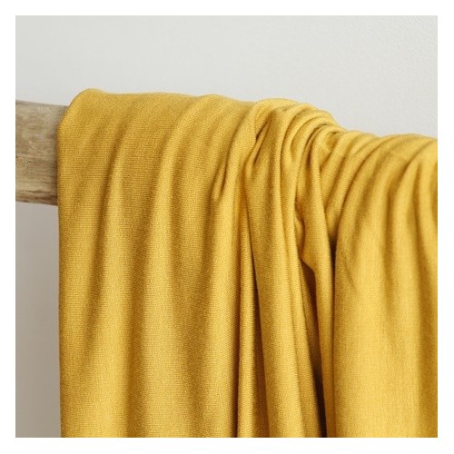 tissu jersey modal ocre tissu jersey modal ocre