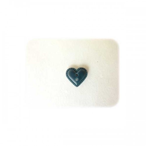 Coeur façon cuir vert Coeur façon cuir vert