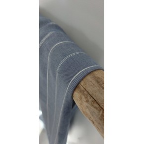 viscose brut rayures argent