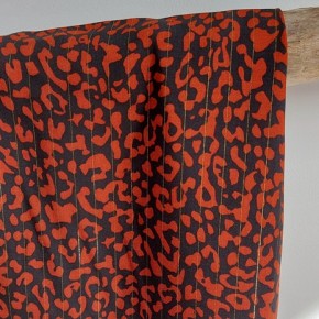 viscose lou rouille leopard