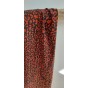tissu viscose rouille et noir