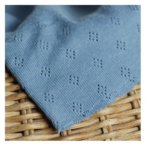 maille ajourée bleue maille ajourée bleue