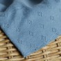 maille ajourée bleue