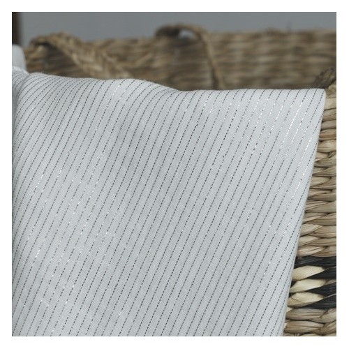 double gaze rayures lurex blanc double gaze rayures lurex blanc