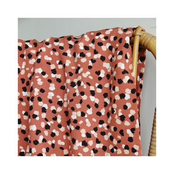 viscose bertille terracotta