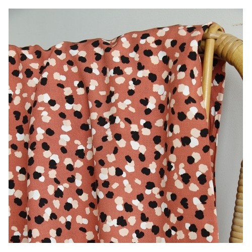 viscose bertille terracotta