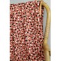 tissu viscose pois bertille terracotta
