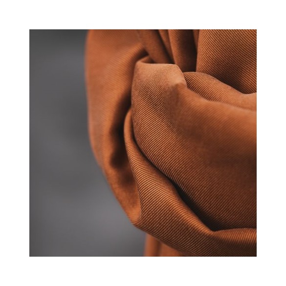 smooth drape twill rust - meetmilk