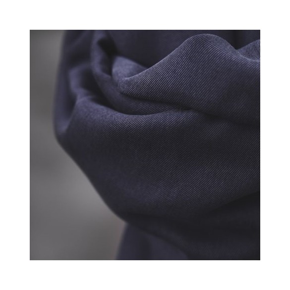 smooth drape twill blueberry - meetmilk