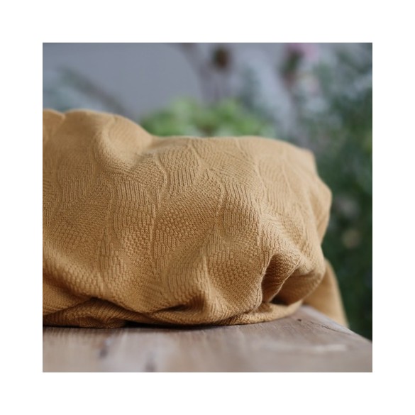 organic leaf jacquard dry mustard - mind the maker