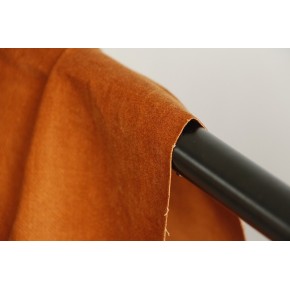 tissu en velours ras caramel