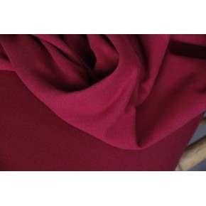 tissu sweat bio bordeaux