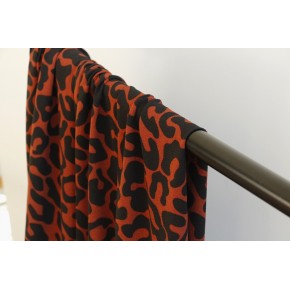 crêpe polyester késia - brique
