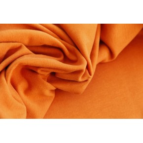 tissu sweat certifié bio gots - orange