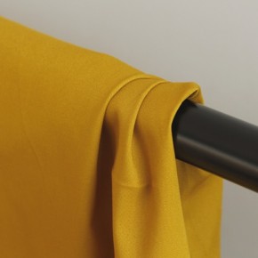 gabardine de coton jaune moutarde