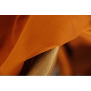 gabardine de coton coloris orange brûlée