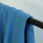 tissu molleton bio bleu azur