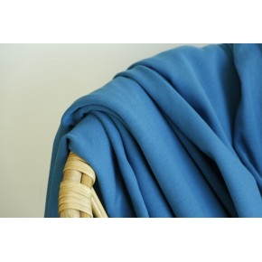molleton bio bleu azur
