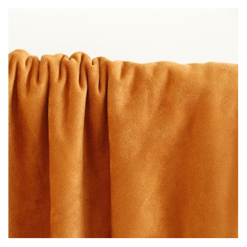 tissu suédine envers polaire - cognac tissu suédine envers polaire - cognac