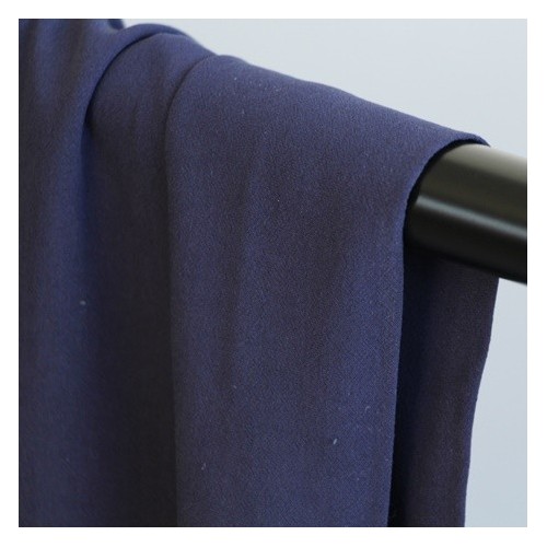 crêpe de viscose - marine crêpe de viscose - marine