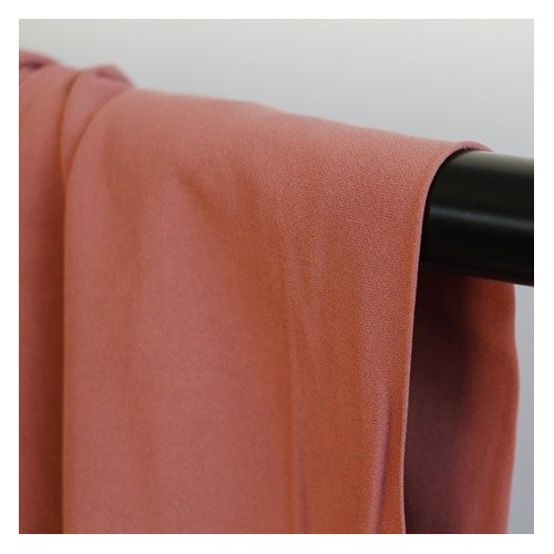 tissu crêpe de viscose - rose blush tissu crêpe de viscose - rose blush
