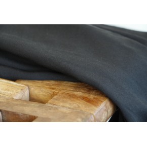 tissu en viscose noire