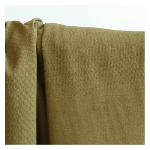 tissu viscose - kaki