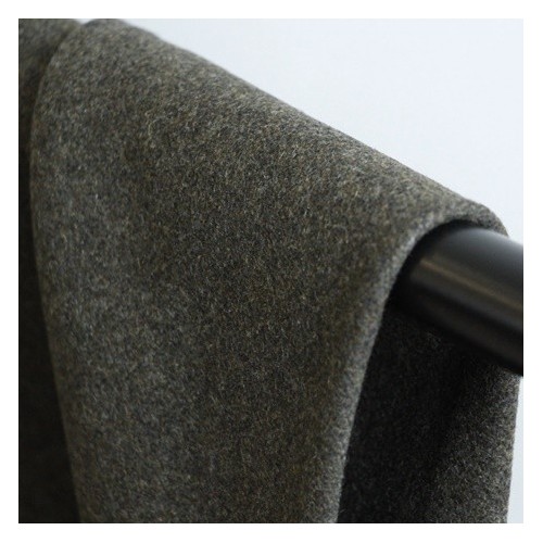 drap de laine kaki chiné drap de laine kaki chiné