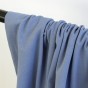 jersey coton bio - bleu