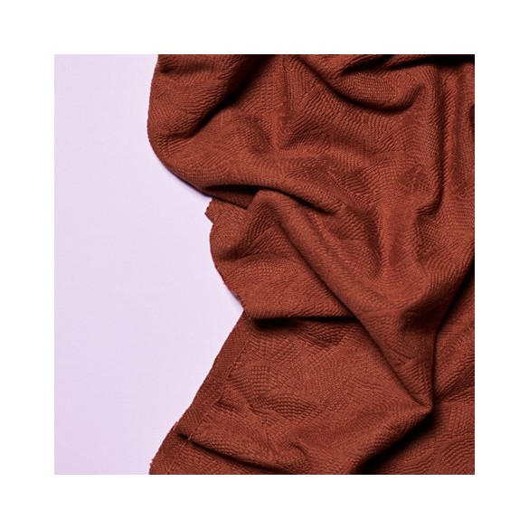 organic leaf jacquard sienna - mind the maker