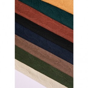 tissu maille organic leaf sienna - mind the maker